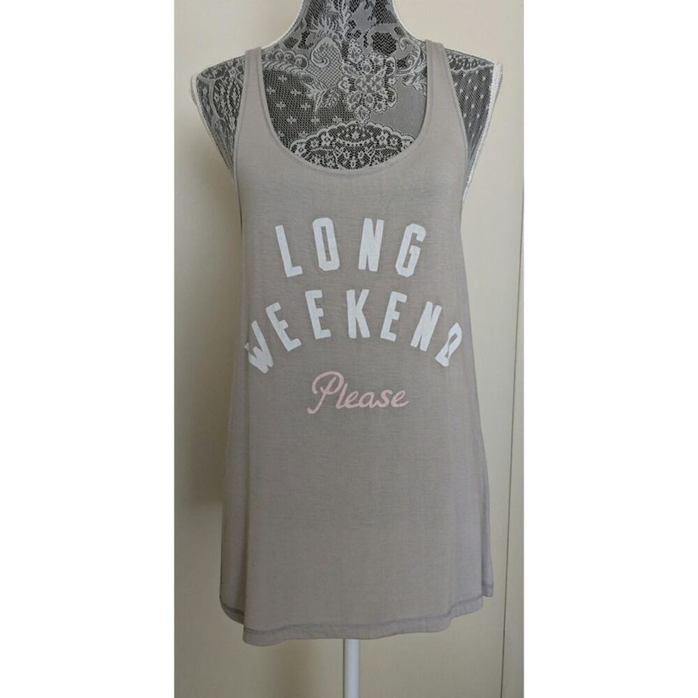 Junk Food Long Weekend Tank Top - Size L - NWOT